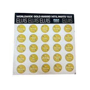 Elvis Presley Worldwide Gold Award Hits Parts 1 & 2 Double LP‎ RCA Victor